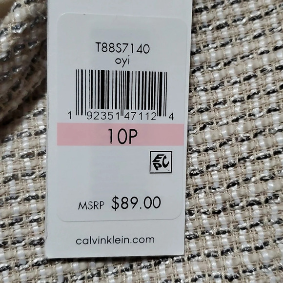 Calvin Klein nwt tan tweed pencil skirt sharp 😎 - Picture 4 of 5